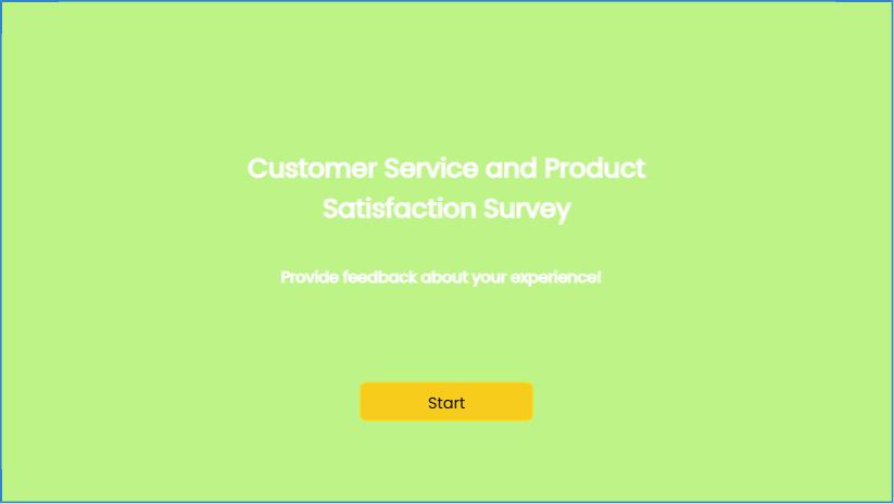 Post Service Satisfaction Survey Template