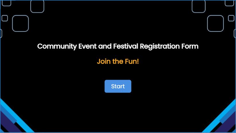 Community Event and Festival Registration