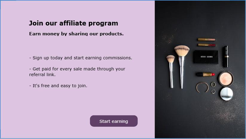 Become an Affiliate Form