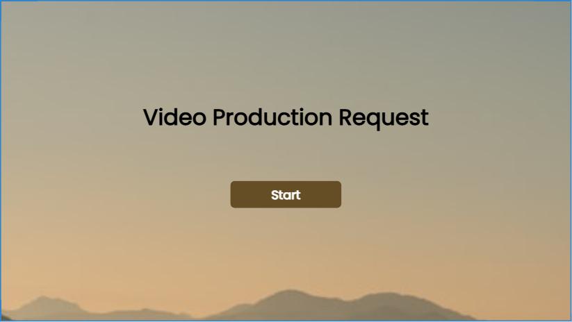 Video Production Request Form